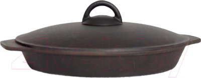 Сковорода Балезинский ЛМЗ Чугунная 260/80-2 (Б) - фото