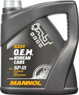 Трансмиссионное масло Mannol OEM ATF SP-III Metal / MN8209-4 - фото