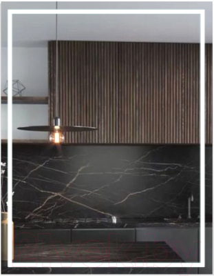 Зеркало Алмаз-Люкс Dakar 8060h-6 (с подсветкой) - фото