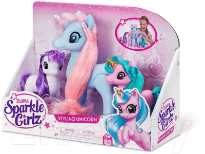 Набор фигурок игровых Zuru Sparkle Girlz Единорог / 100373