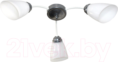 Люстра Элетех Китти 131 НПБ 01-3х60-222 / 1005405000 (белый/хром)