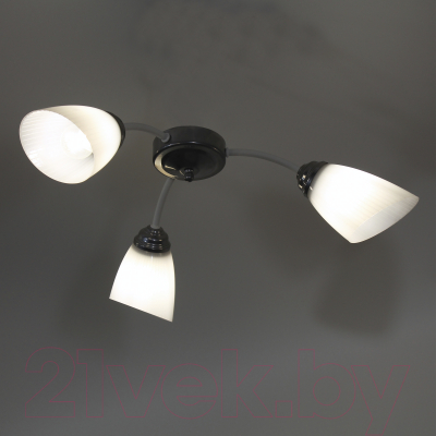 Люстра Элетех Китти 131 НПБ 01-3х60-222 / 1005405000 (белый/хром)