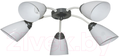 Люстра Элетех Китти 151 НПБ 01-5х60-134 Е27 / 1005405001 (белый/хром) - фото