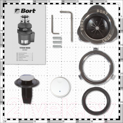 Измельчитель отходов Bort Titan 9000 (93415827)