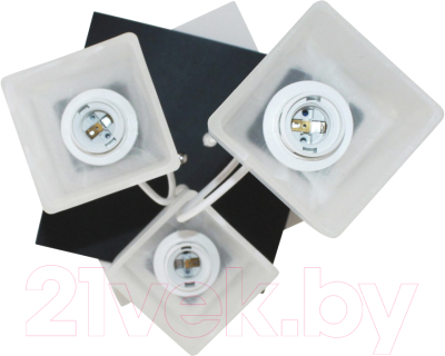 Люстра Элетех Конверт 233 НСБ 01-3х60-102 Е27 / 1005402879 (белый/черный)