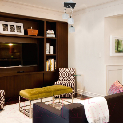 Люстра Элетех Конверт 233 НСБ 01-3х60-102 Е27 / 1005402879 (белый/черный)