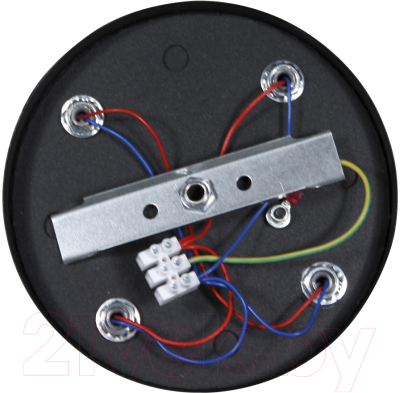 Люстра Элетех Конти 141 НПБ 01-4х60-127 Е27 / 1005405027 (черный муар/медь)