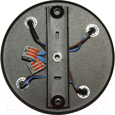 Люстра Элетех Конти 242 НСБ 01-4х60-110 Е27 / 1005405028 (черный муар/медь)