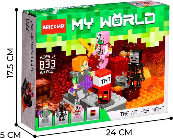 Конструктор Jisi Bricks Мой мир 7846688