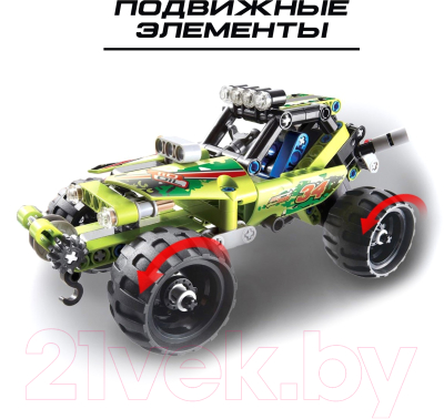 Конструктор инерционный Brick Джип-Ралли / 1468017