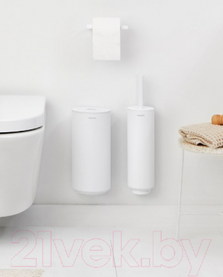 Набор для туалета Brabantia MindSet 303708 (минерально-белый)