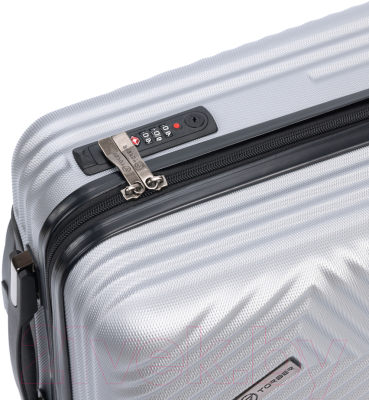 Чемодан на колесах Torber Lama / T1919L-Silver