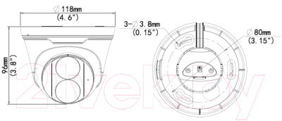 IP-камера Uniview IPC3613LB-AF40K-G