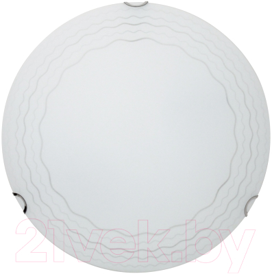 Потолочный светильник Элетех Кружево 300 НПБ 01-2х60-139 М16 / 1005204245 (матовый белый/хром)