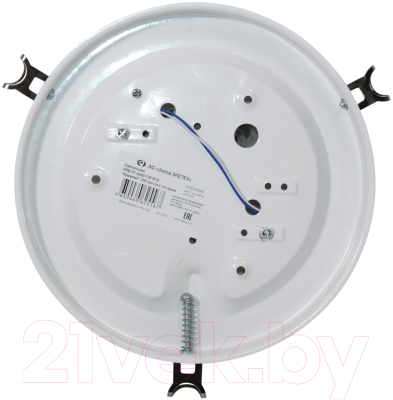 Потолочный светильник Элетех Кружево 300 НПБ 01-2х60-139 М16 / 1005204245 (матовый белый/хром)