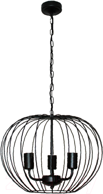 Потолочный светильник Элетех Лада 231 НСБ 01-3х60-154 Е27 / 1005404565 (черный муар) - фото