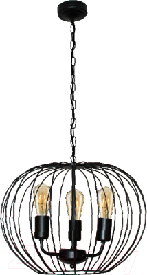 Потолочный светильник Элетех Лада 231 НСБ 01-3х60-154 Е27 / 1005404565 (черный муар)