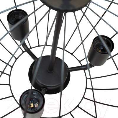 Потолочный светильник Элетех Лада 231 НСБ 01-3х60-154 Е27 / 1005404565 (черный муар)