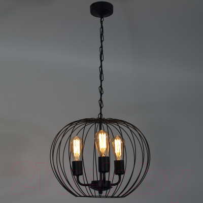 Потолочный светильник Элетех Лада 231 НСБ 01-3х60-154 Е27 / 1005404565 (черный муар)