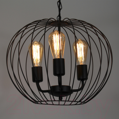 Потолочный светильник Элетех Лада 231 НСБ 01-3х60-154 Е27 / 1005404565 (черный муар)