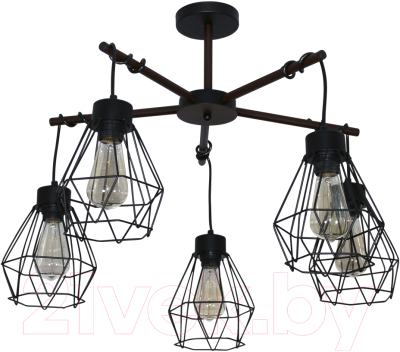 Люстра Элетех Магна 151 НПБ 01-5х60-161 Е27 / 1005404962 (черный муар) - фото