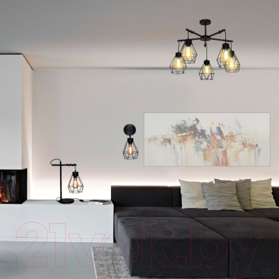 Люстра Элетех Магна 151 НПБ 01-5х60-161 Е27 / 1005404962 (черный муар)