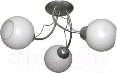 Люстра Элетех Милана 131 НСБ 01-3х60-131 Е27 / 1005405005 (матовый хром) - фото