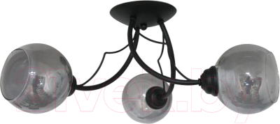 Люстра Элетех Милана 131 НСБ 01-3х60-131 Е27 / 1005405006 (черный) - фото