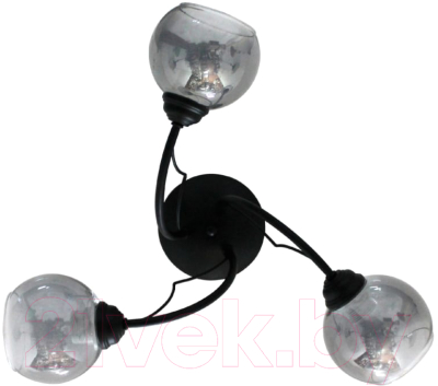 Люстра Элетех Милана 131 НСБ 01-3х60-131 Е27 / 1005405006 (черный)