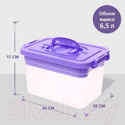 Контейнер для хранения Соломон С крышкой и вкладышем / 9354610