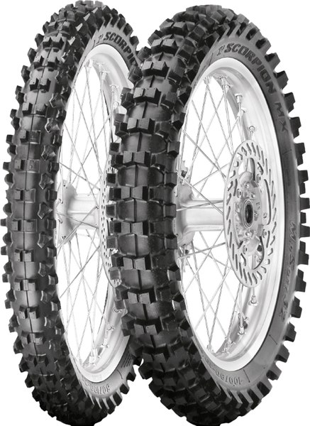 Мотошина задняя Pirelli Scorpion MX32 Mid Soft 110/90R17 60M TT NHS - фото
