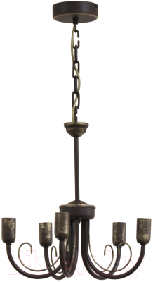 Люстра Элетех Рустика 251 НСБ 01-5х60-121 Е14 / 1005404143 (золото) - фото