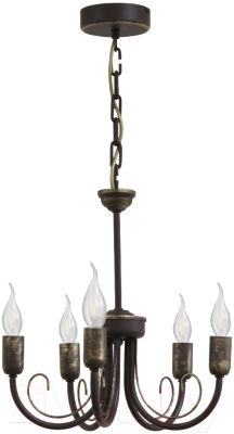 Люстра Элетех Рустика 251 НСБ 01-5х60-121 Е14 / 1005404143 (золото)