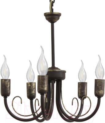 Люстра Элетех Рустика 251 НСБ 01-5х60-121 Е14 / 1005404143 (золото)