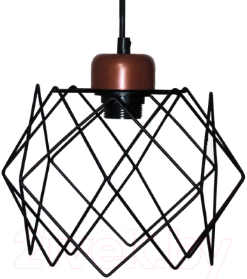 Потолочный светильник Элетех Сатурн 211 НСБ 01-60-161 Е27 / 1005404793 (черный муар/медь)