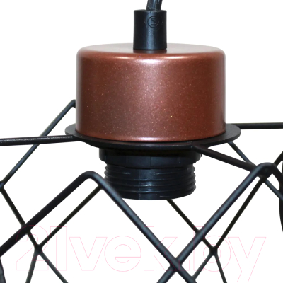 Потолочный светильник Элетех Сатурн 211 НСБ 01-60-161 Е27 / 1005404793 (черный муар/медь)