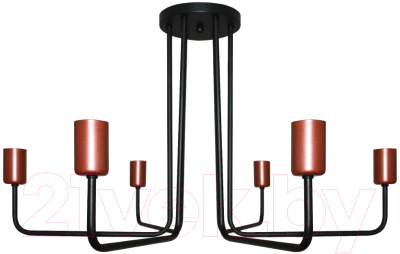 Люстра Элетех Сити 161 НПБ 01-6х60-113 Е27 / 1005404569 (черный медь)
