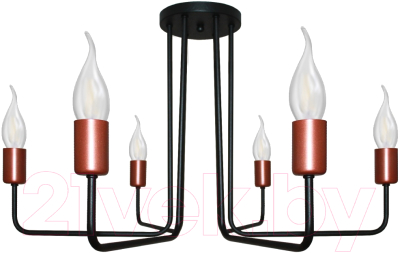 Люстра Элетех Сити 161 НПБ 01-6х60-113 Е27 / 1005404569 (черный медь)