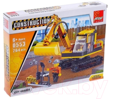 Конструктор Peizhi Строители Экскаватор / 4352310 - фото