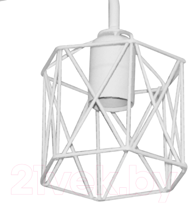 Люстра Элетех Стелла 161 НПБ 01-6х60-142 Е27 / 1005404670 (белый муар)