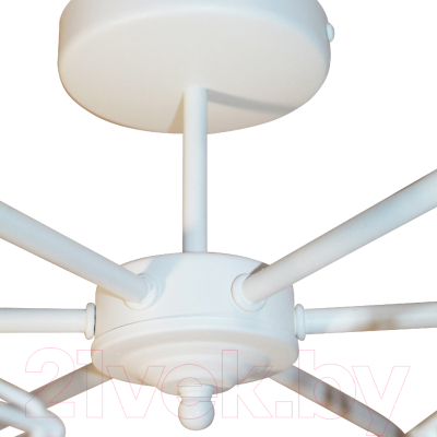 Люстра Элетех Стелла 161 НПБ 01-6х60-142 Е27 / 1005404670 (белый муар)