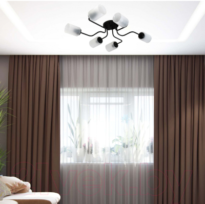 Люстра Элетех Техно 162 НСБ 01-6х60-114 Е27 / 1005404589 (черный)