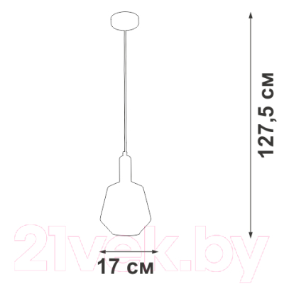 Потолочный светильник Vitaluce V2975-1/1S