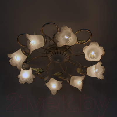 Люстра Элетех Флорин 181 НПБ 01-8х60-101 Е14 / 1005405016