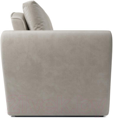 Кресло-кровать Mebel-Ars Квартет (бархат бежевый Star Velvet 6 Light Beige)