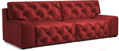 Диван Mebel-Ars Милан (бархат красный/Star Velvet 3 Gark Red)