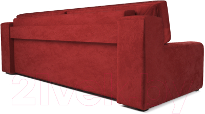 Диван Mebel-Ars Милан (бархат красный/Star Velvet 3 Gark Red)