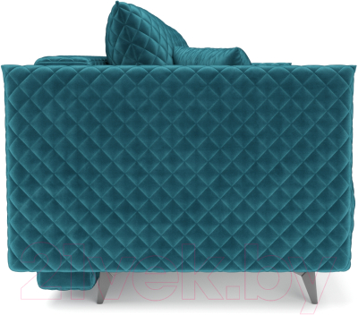 Диван Mebel-Ars Вашингтон (бархат сине-зеленый Star Velvet 43 Black Green)