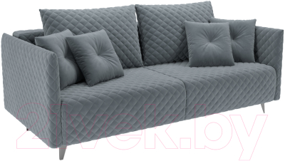 Диван Mebel-Ars Вашингтон (велюр серо-синий HB-178 26) - фото