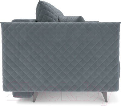 Диван Mebel-Ars Вашингтон (велюр серо-синий HB-178 26)